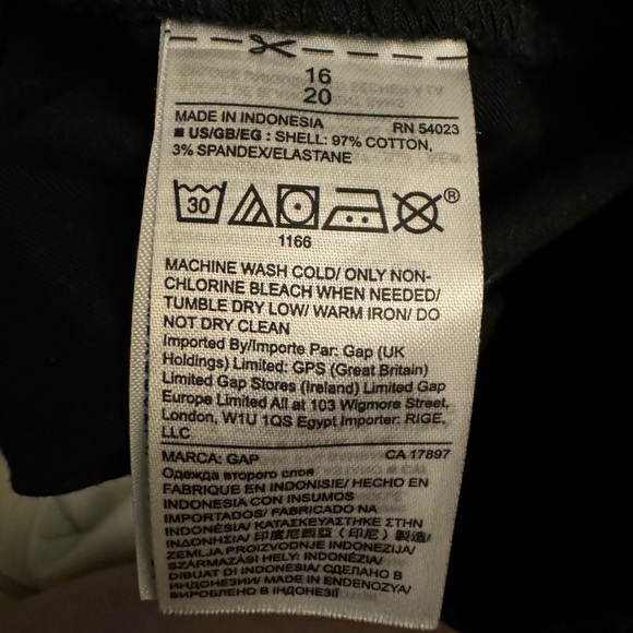 Women’s GAP Slim City Crop Pants_Size 16 - Picture 5 of 5